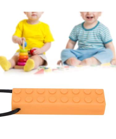 Buy Sensory Chew Toys for Boys & Girls - Orange Silicone Teething Necklaces for Healthy Gums - Buy Online on GoSupps.com