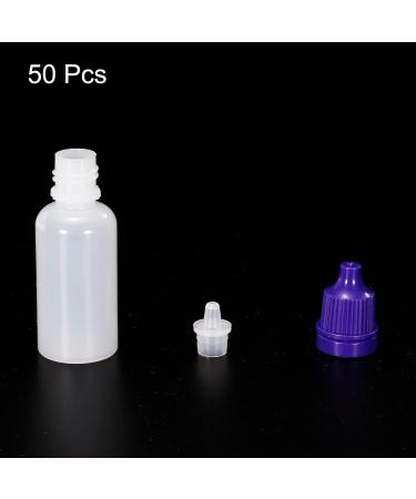 Buy PATIKIL 50 Pack 15ml Squeezable Dropper Bottles - Purple Liquids PE Vials with PP Cap | International Shipping Available - Buy Online on GoSupps.com