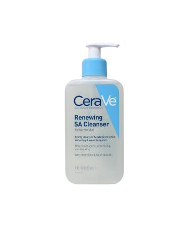 Cerave SA Smooth Cleanser for Face & Body - 2 x 236ml | Hydrating with Hyaluronic Acid Salicylic Acid & Ceramides for Dry Rough Skin - International Shipping Available - Buy Online on GoSupps.com