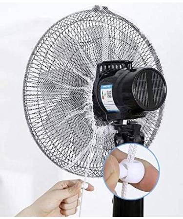 ARAWARA 20 Inch Fan Mesh Dust Cover - Set of 2 | Washable, Reusable, Anti-Dust | Child Safe | for Round Fans - White - Buy Online on GoSupps.com
