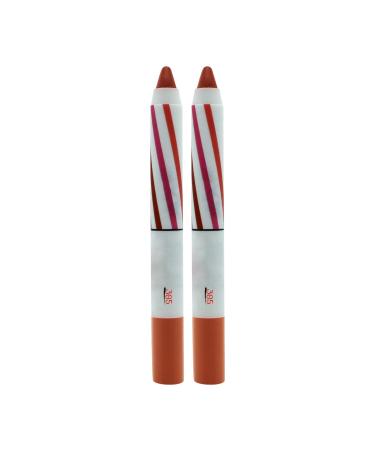 Nudes Makeup 2pc Lipstick Pencil Lip Liner Velvet Silk Lip Gloss Makeup Long Lasting Lipliner Pen Sexy Lip Tint Cosmetic Novice Easy To Use High Shade Velvet Mist Lipstick Lipliner Makeup Kits One Size E