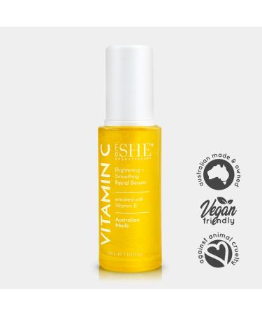 Om She Vitamin C Face Serum 1.69fl oz - Brightening and Smpoothing Intensely Hydrating and Nourishing Hyaluronic Acid Vitamin E. Australian Made. - Buy Online on GoSupps.com