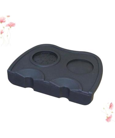 ABOOFAN Coffee Pad Coffee Mat Coffee Tamping Stand Espresso Tamper Mat Anti Mat Tamper Pad Non-Slip Black 22*16CM - Buy Online on GoSupps.com