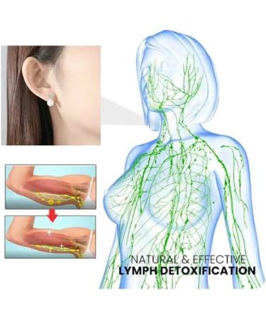 Dorina Ear Acupressure Magnetic Therapy Detox Earrings - Slimming Lymph-Detox Jewelry (Pink 1 Pair) - Buy Online on GoSupps.com