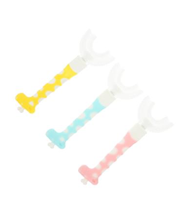 Minkissy hen party 9 STK children's toothbrush mouth cleaning tools for children baby toothbrush handbook children's manual and brushes