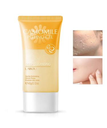BEUKING Face Camomile Peeling Gel Deep Cleansing Moisturizing Smoothing Gentle Exfoliating Remove Dirt Tighten Pores Improving Face Skin