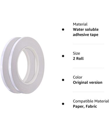 Hotop 1/4 Inch Quilting Sewing Tape Wash Away Tape 22 Yards (2 Rolls) - Original Version - Buy Online on GoSupps.com