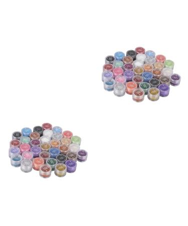 Didiseaon 60 Pcs Loose Eyeshadow Glitter Eyeshadow Pigments Powder Eye Shadow Sequins