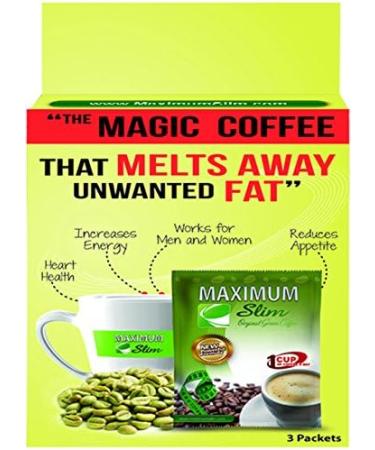 Maximum Slim Organic Green Coffee: Metabolism Boost & Body Detox - Sample Pack - Buy Online on GoSupps.com