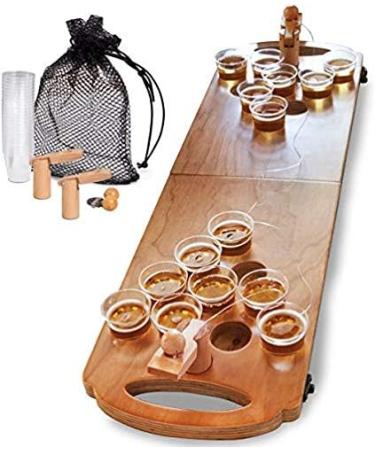 Refinery and Co. Wooden Pong Game - Premium Handcrafted Table Game - Buy Online on GoSupps.com