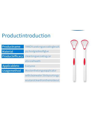 YANDY Tongue Scraper & Brush Set - Fresh Breath Solution for Adults & Kids (Pack of 2 - Buy Online on GoSupps.com