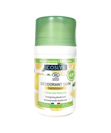 Coslys Deodorant Energizing Care Organic Lemon 50ml