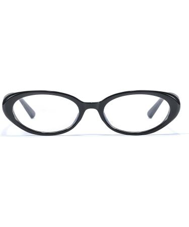 Oval Blue Light Blocking Glasses for Women & Men | Fashionable 90s Non-Prescription Computer Glasses IF8094-9 - International Shipping Available - Buy Online on GoSupps.com
