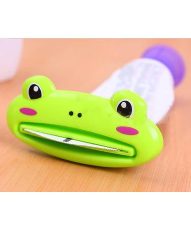 Kids Toothpaste Squeezer 4 Pack Animal Design: Bear, Frog, Cat, Panda | Plastic Makeup Tube Squeezer - Buy Online on GoSupps.com
