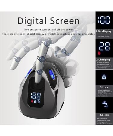 Buy 5 in 1 4D Electric Head Shaver for Bald Men - Rechargeable Floating Cutter Beard & Nose Trimmer - US Plug Version - Buy Online on GoSupps.com