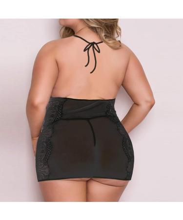 Elegant Women's Stockings with Wide Straps - 5XL Black Microfiber - Seductive Interior Set - Buy Online on GoSupps.com