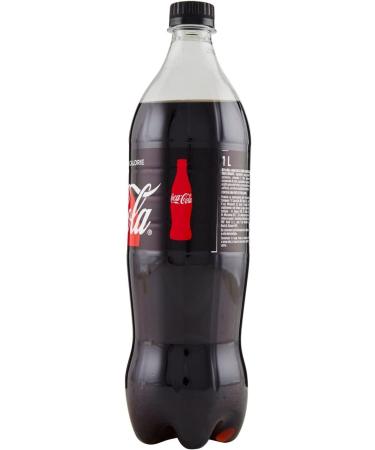 Cola-Cola Zero Sugar Free Zucchini Pack of 6 Italian Non-Alcoholic Drink PET 1Lt Coca Cola - Buy Online on GoSupps.com