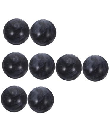 Beavorty 8 STK Massage balls for health exercises Hand Jade hand balls ring Jade marble balls Hand massager Chinese balls alleviate fitness hiker balloon older manual mediumx4pcs blackx4stk