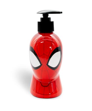 Spiderman Children Hair and Body Wash 2 in 1 Bubble Bath and Shampoo with Dispenser Suitable for All Hair Types and Dry Sensitive Skin and Scalp 300 ml