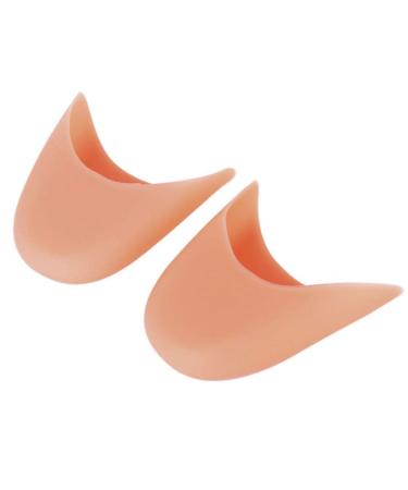 Osaladi top shoes toe toe caps for ballet shoes 1 pair of silicon -yellowish capsholes toe cushion shoe cushions protectors for ballet tip shoes () Ballet toe.