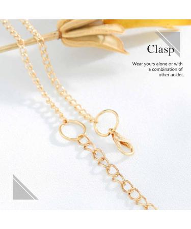 Zoestar Pearl Head Chain Gold Bridal Headpiece Boho Hair Jewelry Wedding Festival Headband for Women and Girls - Buy Online on GoSupps.com