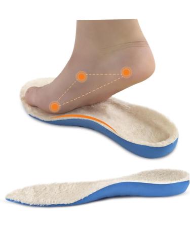 FRCOLOR Absorption Insoles - Fleece Plantar Inserts for Warmth & Comfort - 2 Pairs of Cushioned Insoles for Sports & Daily Wear - Buy Online on GoSupps.com