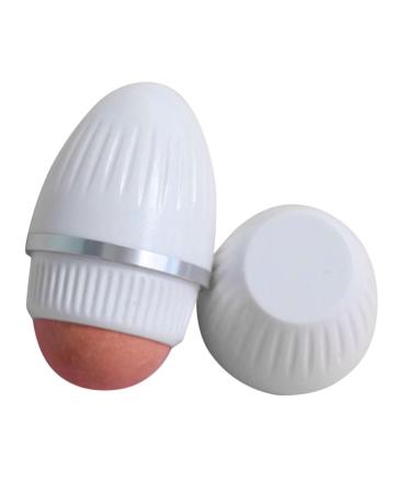 Beavorty face volcanic rock degreaser volcanic roller oil control ball oil absorption pores make up white oily face roller oil blotting roller for face 5.70X3.00X3.00CM White