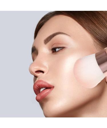 Retractable Makeup Brush Portable Face Blush Powder Brush Makeup Tool for Travel Portable Powder Brush with Cover - Buy Online on GoSupps.com