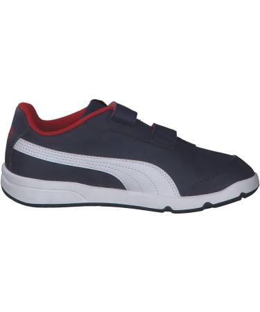 PUMA Kids Stepfleex 2 Sl Ve V Ps Trainers 11.5 UK Child - Peacoat/White/Flame Scarlet - Buy Online on GoSupps.com
