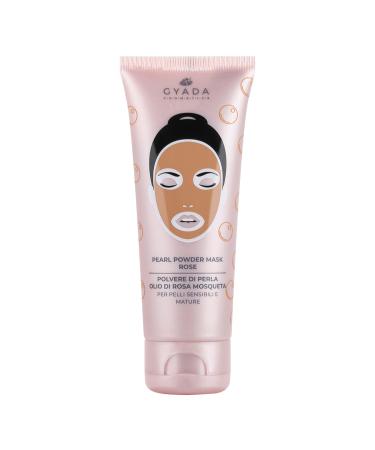 GYADA COSMETICS GYADA COSMETICS Pearl Powder Mask Rose for Sensitive and Mature Skin Anti-Aging and Healing for Soft and Hydrated Skin with Pearl Powder and Macadamia Oil 75 ml