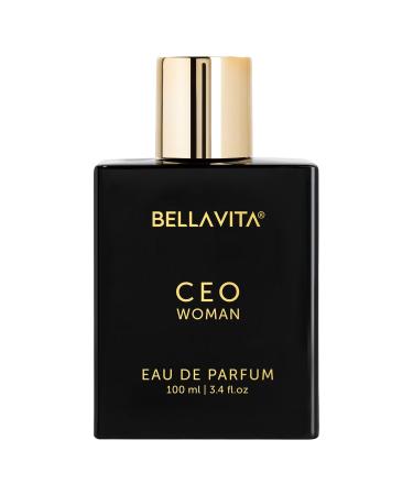 Bella_Vita Luxury CEO Woman Eau De Parfum Perfume with Bergamot Tonka & Vanilla|Premium Long Lasting Woody & Fruity Fragrance Scent for Women 100 ML
