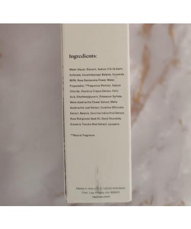 Buy Raybae Natural Vitamin C Rosehip Cleanser - Simple Clean & Sustainable Skincare (4 fl oz) - International Shipping Available - Buy Online on GoSupps.com