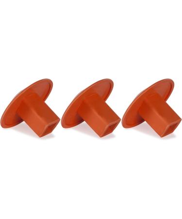 Champion Sports Molded Rubber Baseball/Softball Base Plug, Orange (Pack of 3) - Buy Online on GoSupps.com