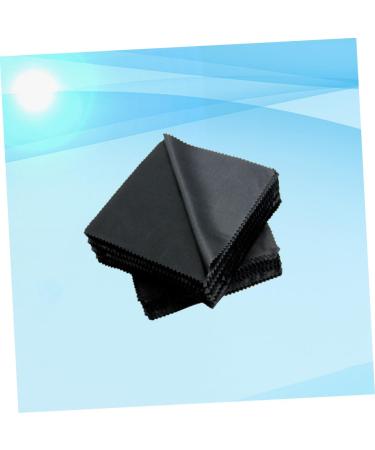 FOMIYES 100pcs Black Glasses Cleaning Cloth - 15x15cm Lens Clean Cloth for Smudge-Free Vision - Buy Online on GoSupps.com