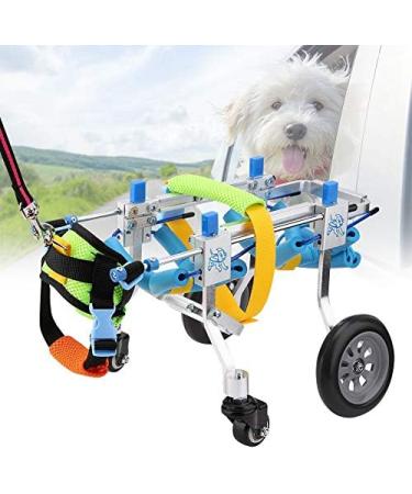 Pet Wheelchair Four Wheels Adjustable Dog Pet Wheelchair Hind Legs Rehabilitation Dog Wheelchair for Back Legs - Buy Online on GoSupps.com