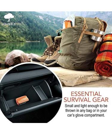 Bramble Thermal Emergency Bivouac Sack - 2 Pack Ultra-Light Waterproof Rescue Blankets for Camping Hiking & Emergencies - 213x91cm - Buy Online on GoSupps.com