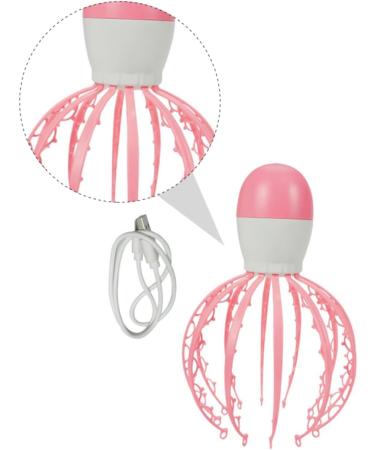 Healeved Scalp Massager Tool | Klauenkopf Massage Brush - Electric Baby Octopus Pink | T Shampoo Massage Claw for Ultimate Relaxation & Care - Buy Online on GoSupps.com