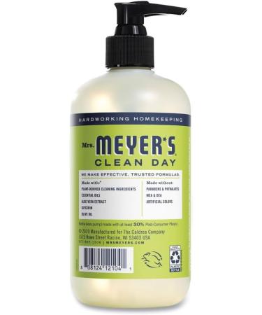 Mrs. Meyer's Clean Day Organic Lemon Verbena Scent Liquid Hand Soap 12.5 oz. (Pack of 6) - Buy Online on GoSupps.com