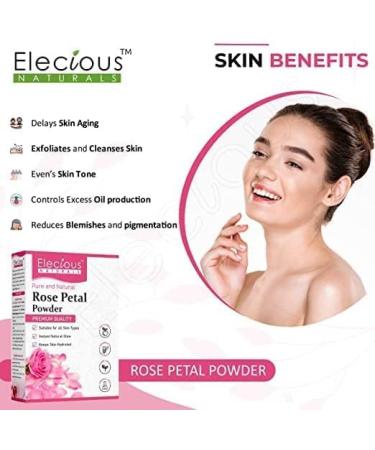 NIGHT Pure Rose Petals Powder for face and skin 200 grams - Buy Online on GoSupps.com