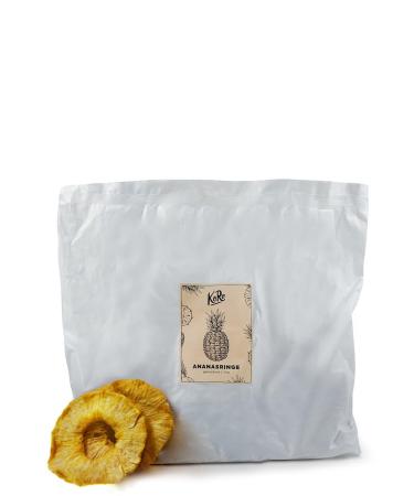 KoRo - Ananas s ch sans sucre ajout | 1 kg - 100% ananas s ch sans sucre ajout non sulfur parfait pour vos collations 1 kg (Lot de 1)