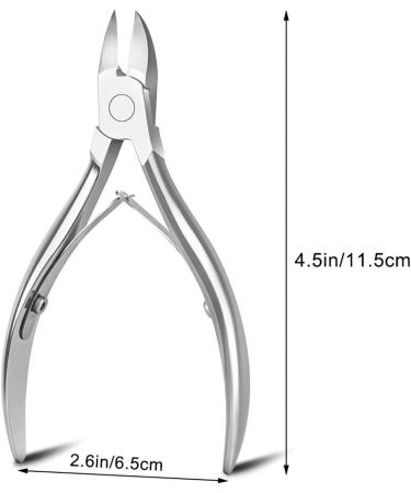 BEZOX Portable Nail Clipper - Surgical Stainless Steel Toenail Clippers for Thick Nails - Buy Online on GoSupps.com