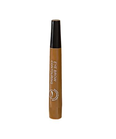 Eyebrow Pen Eye Brow Pencils for Women with 4-Fork-Tip Create Natural Hair-Like Brows Microblading Eyebrow Pen (Khaki)