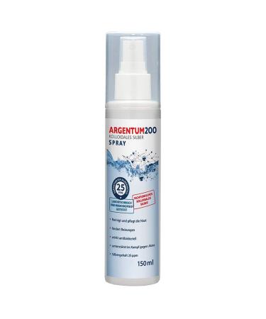 Argentum 200 colloidal silver 25 ppm spray 150 ml
