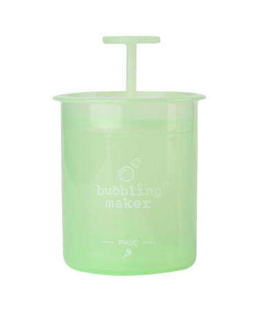 Soap Foamer - Portable Manual Face Cleanser Foaming Bottle - Ergonomic Pump Skincare Facial Cleansing Tool Cleansing Foaming Maker for Women Girls Green