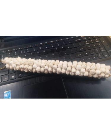 Traditional White Gajra Hair Accessory | Handmade Indian Veni-Tiara Jewelry for Brides & Parties - Buy Online on GoSupps.com
