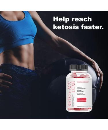 Keto Luxe ACV Gummies - 60 Count | Premium Keto Luxe Supplements - Buy Online on GoSupps.com