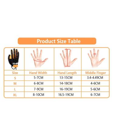 Rehabilitation Robot Gloves Finger Rehabilitation Gloves For Stroke Hemiplegia Patients With Hand Dysfunction Finger Straightening Brace Guard Protector (RIGHT HAND-L) - Buy Online on GoSupps.com