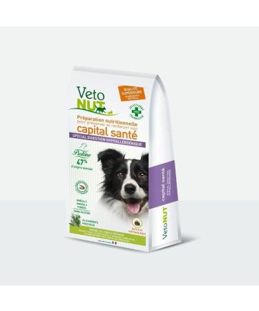 VetoNUT - Adult Dog Food - Small and Medium Breed - Sensitive Digestion - Animal Proteins - Developed with Veterinarians - Nutritional Balance - 2.5kg Bag - Buy Online on GoSupps.com