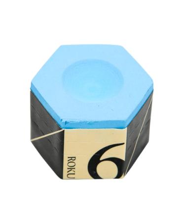 Kamui Roku Premium Chalk Billiards Light Blue Pool Carom Cue Stick Accessories Kamui Chalk-1 piece