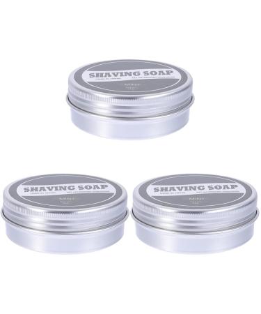 Fomiyes 3 STK shaving soap men shaving oil beard removal cream foam for the wet shaving men shaving foam luxury-rasier cream man moisturizing shampoo aluminum material greenx3st 1 piece (1 Pack)